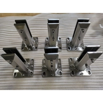 China Spigot de vidro ajustável com furos fixos ovais para cercas de trilhos de vidro sem moldura fabricante