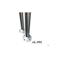 Cina Aluminum glass railing system 90 degree post produttore