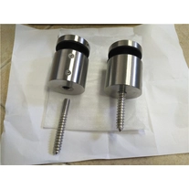 China CRL Base de aço inoxidável escovado e base de travão - 1-3 / 4 "Projeção fabricante