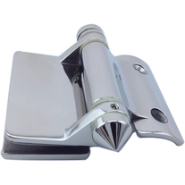China Casting glass to round post gate hinge G R2 for swimming pool manufacturer