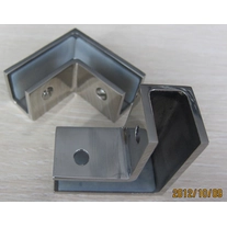 China Corner glass clamp for frameless glass fence manufacturer
