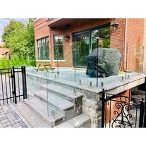 China Custom Balustrade Fittings Stainless Steel 2205 Spigot Clamp Glass Pool Deck Fence Spigot manufacturer