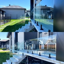 China Duplex 2205 Marine Grade Matted Black Glass Zapfen Für Treppen- und Balkon Glasfäden Hersteller