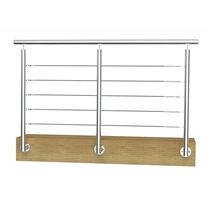 China Factory price 900 1500mm high stainless steel balustrade post manufacturer