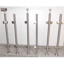 Chiny Szklana balustrada Średnica 50.8mm Stal nierdzewna Balustrada Poręcz Post producent