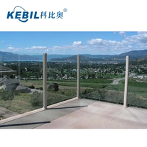 China Glass Railing Kits Aluminum Profiles Handrail Stanchion manufacturer