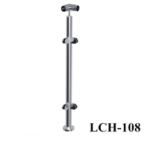 China Glasbalustrade Durchmesser 50,8 mm Edelstahl Balustraden Post Hersteller