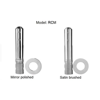 China Low Price Stainless Steel Railing Spigot 316 Glass Mini Post manufacturer