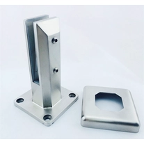 China Nieuwe versie van het product vierkante spie / mini post voor frameloze glazen zwembad hekwerk, SBM-2 fabrikant