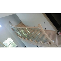 China Metaal frameless glas toplager klemmen voor zwembad hek-, balkon- en trap balustrade moderne design trapleuning fabrikant