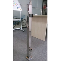 China Square 50x50mm stainless steel post for glass balustrade fabricante