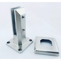 China Square Marine Grade Spigot for 12mm frameless glass manufacturer