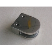China RVS Platte Oppervlakte Montage Ronde Type Glazen Klemmen G105 voor 1/2 Inch Glas fabrikant