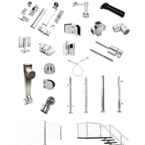 Cina Hardware per balaustra in vetro per recinzione in vetro in acciaio inox produttore