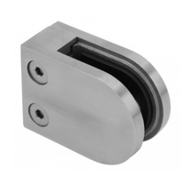 China Stainless Steel Large Round Glass Clamp for Flat Surface manufacturer