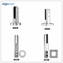 China Stainless Steel Railing Decoration Adjustable Glass Clamp Spigot manufacturer