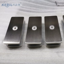 China Roestvrijstalen vierkante glazen klemclip voor 8-12 mm gehard glazen balustrade fabrikant