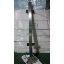 الصين Stainless steel side mounted welding square posts 50x50mm for baclony and deck glass railing design الصانع