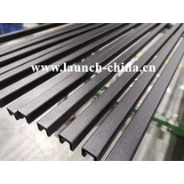 China 12mm glass fence use  mini slot rail tube or top handrail pipe manufacturer