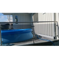 Chine dia 50.8mm poste de garde-corps pour garde-corps en verre fabricant