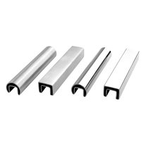 Cina tubi per corrimano 22x25mm con scanalatura in acciaio inossidabile duplex 2205 produttore