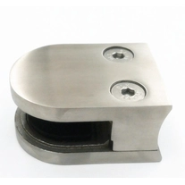 China para 8-10mm de espessura de vidro temperado de vidro em aço inoxidável braçadeira fabricante