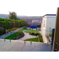 China frameloze glazen balkon reling modern design fabrikant