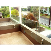 China frameless glass balustrade rail slot handrail fittings stainless steel 316L material manufacturer