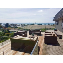 China glass balcony railing frameless glass fence manufacturer
