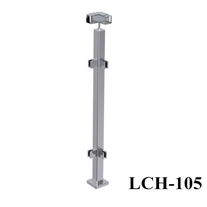 China glass balsutrade square stainless steel for modern balcony manufacturer