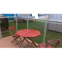 China glazen balustrade hardware roestvrij stalen balustrade bericht fabrikant