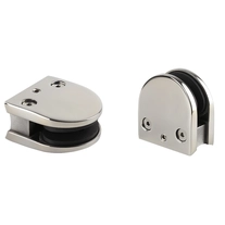 porcelana nuevo diseño 10mm 12mm D abrazadera de vidrio para barandillas de vidrio fabricante