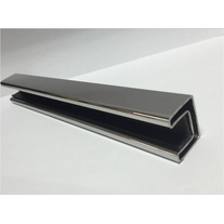 porcelana exterior de acero inoxidable 316 con ranuras tubo de barandilla superior para valla de vidrio y barandilla de cristal fabricante
