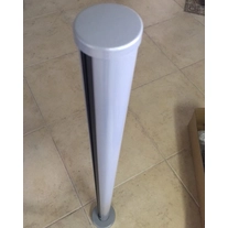 China round 50mm powder coating aluminum post for balcony glass railing manufacturer