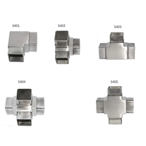 Chine carrée 40 x 40 tube connecteur mixte inox fabricant