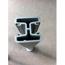 Cina square aluminum handrail post for balcony railing produttore