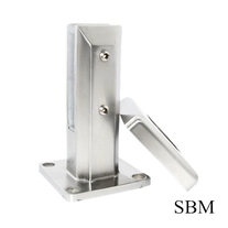 porcelana plaza placa base grifo de vidrio para valla de cristal fabricante