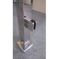 Chine balustrades en acier inoxydable conceptions après verre clôtures balcon de garde-corps fabricant