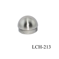 porcelana tapa de acero inoxidable para el post barandilla redonda LCH-213 fabricante