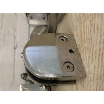 China stainless steel glass railing clamp for 12mm glass manufacturer