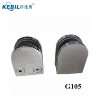 China encaixes de corrimão de aço inoxidável 8-12mm grampos de vidro fabricante