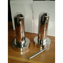 Chine inox RBM mâle en acier pour le verre frameless pince système de garde-corps fabricant