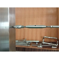 China tensor de aço inoxidável da corda de fio, prendedores da corda de fio para trilhos da corda de fio fabricante