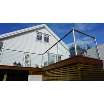 China Aluminum railing aluminum 2 way post aluminum 3 way post manufacturer