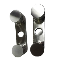 China Strong Stainless Steel Double Glass Standoff Side Mounted Glass Railings manufacturer