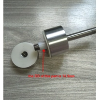 China stainless steel glass standoff use for glass fence or fabricante