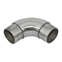 China stainless steel tube fitting handrail elbow manufacturer