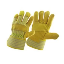 China China cow grain leather working gloves factory,  security gloves manufacturer, construction gloves supplier manufacturer