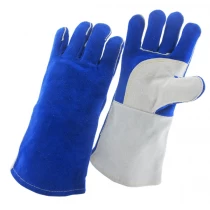 China China cow split leather weldor gloves, cow leather solderer gloves manufacturer, full leather weldor\'s gloves supplier manufacturer