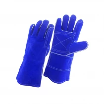 China China leather soldering gloves factory, genuine leather solder\'s gloves manufacturer, true leather welder gloves plant,for Tig/Mig manufacturer